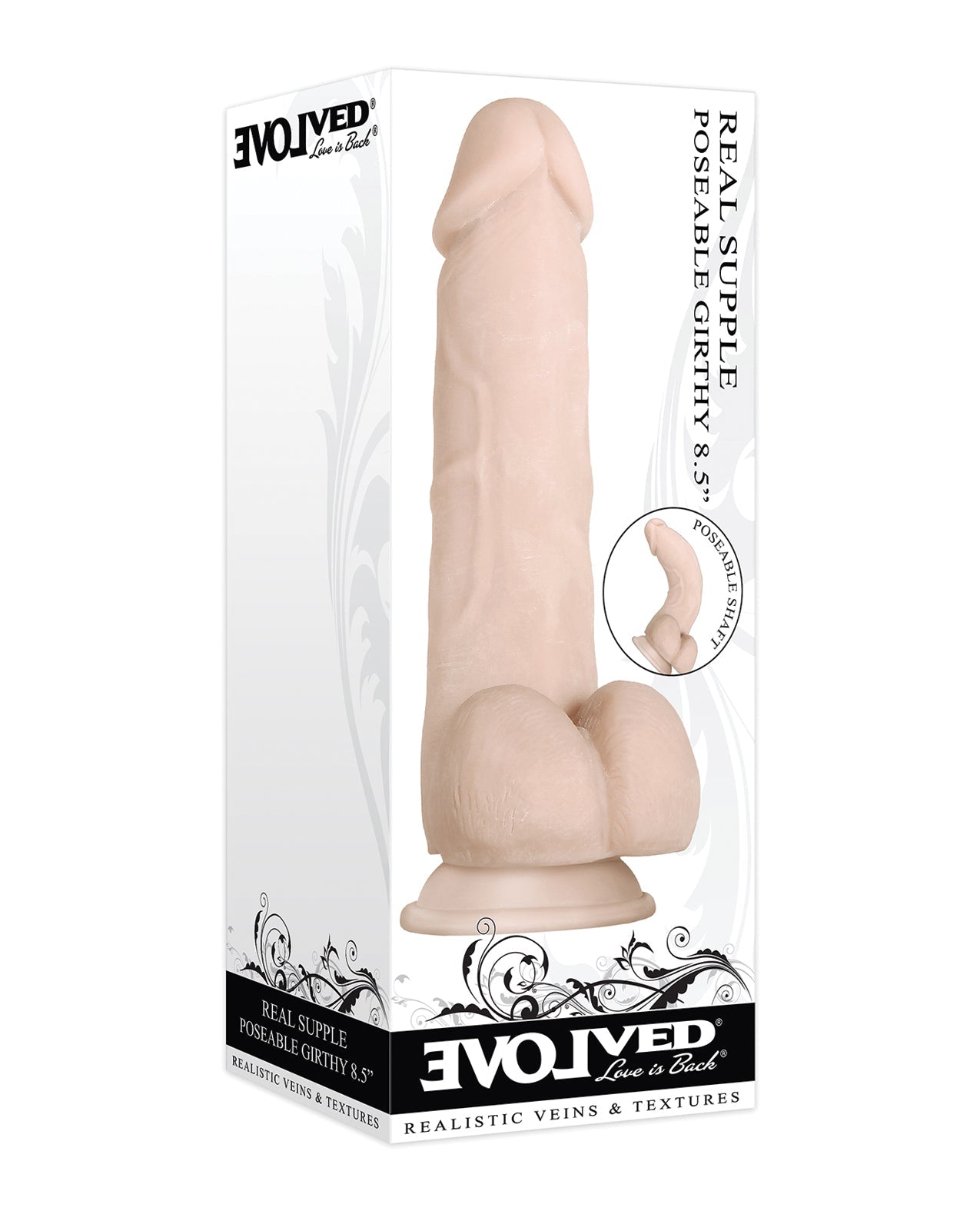 Evolved Real Supple Poseable Girthy 8.5&rdquo;