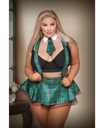 Play Slither&#039;n To Your DM&#039;s School Girl Green Plaid 3X/4X