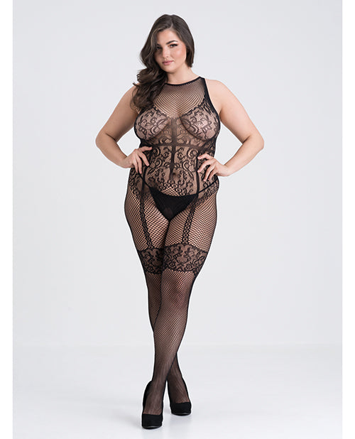 Fifty Shades of Grey Captivate Lacy Body Stocking Black QN