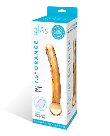 Glas Tickler Dildo - Orange