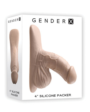 Gender X 4&quot; Silicone Packer - Ivory