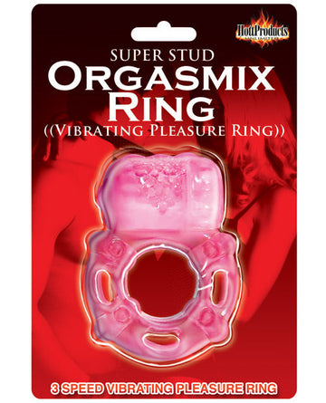 Super Stud Orgasmix Ring Pleasure Ring 3 Speed - Magenta