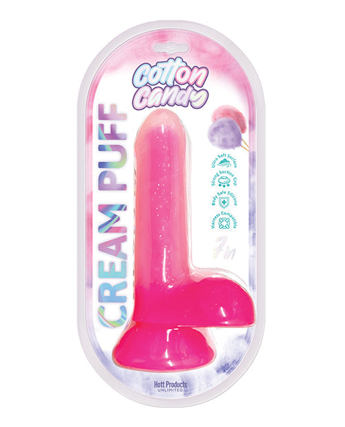 Cotton Candy Cream Puff 6&quot; Dildo - Pink