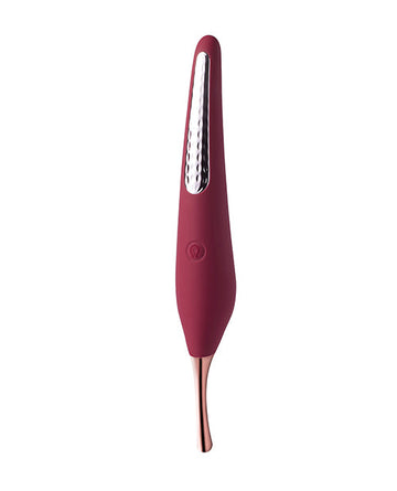 Ms. Honey Pinpoint Clit Vibrator &amp; Nipple Stimulator - Red Wine