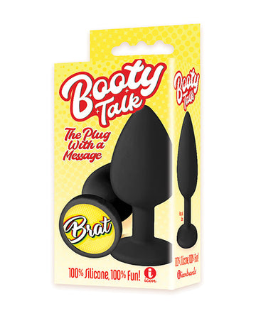 The 9&#039;s Booty Calls Brat Plug - Black