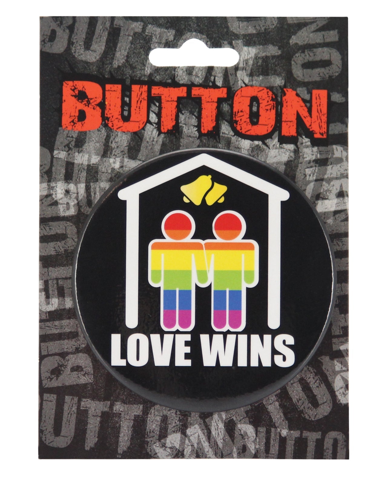 3&quot; Button Men - Love Wins