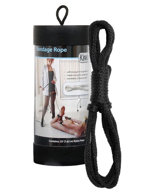 KinkLab 25&quot; Bondage Rope - Black