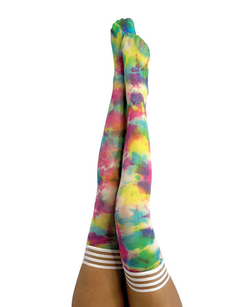 Kix&#039;ies Gilly Tie Die Thigh High Bright Color A