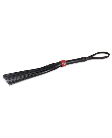Sultra 14&quot; Lambskin Flogger - Black/Red