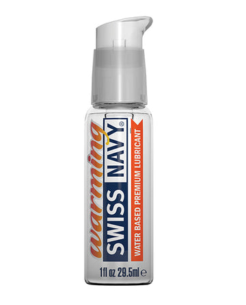 Swiss Navy Warming Water Based Lubricant - 1 oz