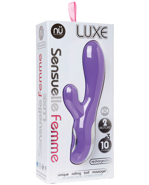 Nu Sensuelle Femme Luxe 10 Fun Rabbit Massager - Purple