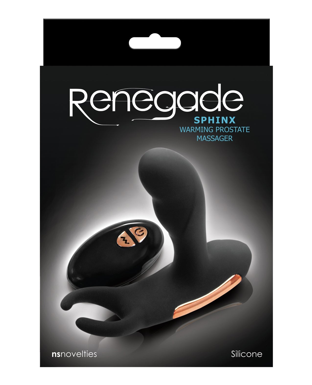 Renegade Sphinx Warming Prostate Massager - Black