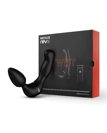 Nexus Revo Twist Rotating &amp; Vibrating Massager - Black