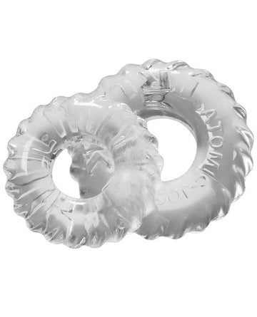 Oxballs TruckT Cock &amp; Ball Ring - Clear Pack of 2