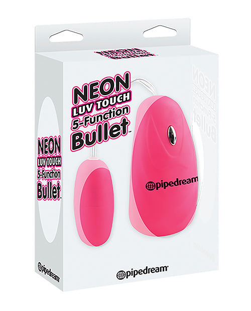 Neon Luv Touch Bullet - 5 Function Pink