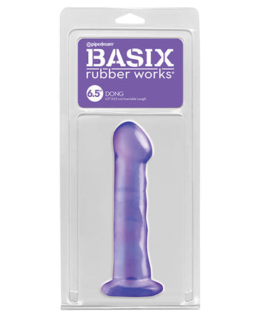 Basix Rubber Works 6.5&quot; Dong - Purple