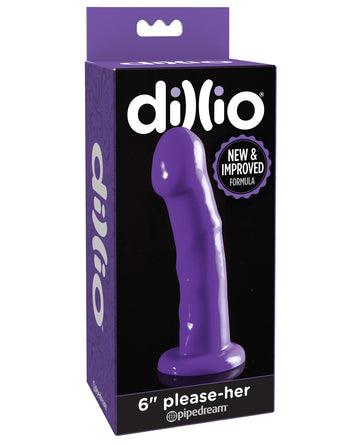 Dillio 6&quot; Please Her - Purple