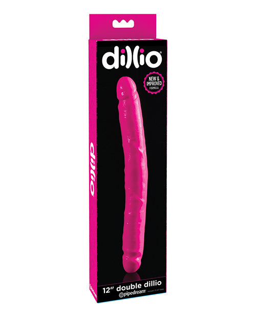 Dillio 12&quot; Double Dillio - Pink