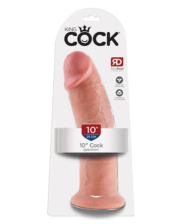 King Cock 10&quot; Cock - Flesh