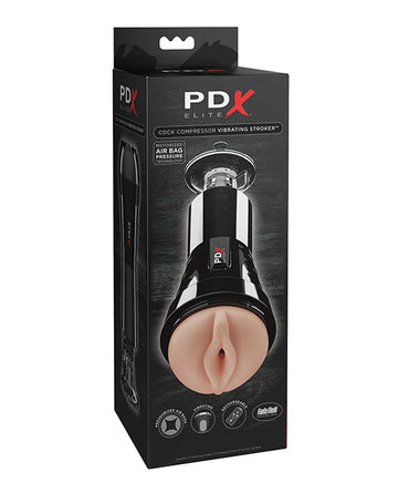 PDX Elite Cock Compressor Vibrating Stroker