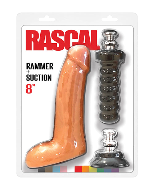 Rascal 8&quot; Cock w/Rammer &amp; Suction