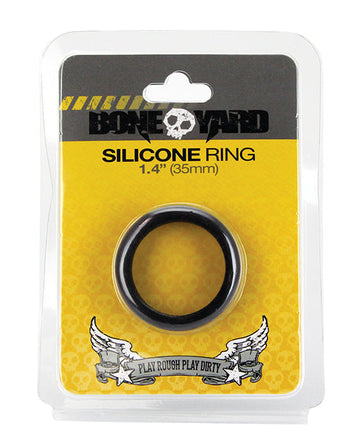 Boneyard 1.4&quot; Silicone Ring - Black