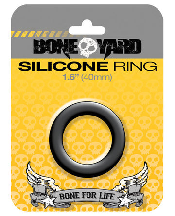 Boneyard 1.6&quot; Silicone Ring - Black