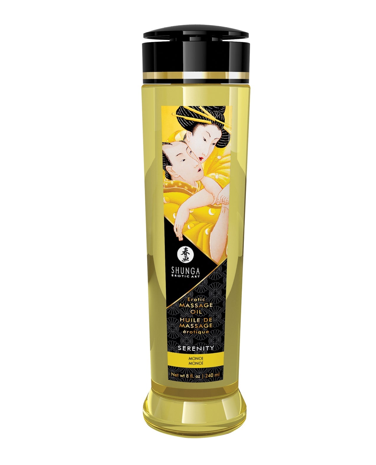 Shunga Erotic Massage Oil - 8 oz Monoi