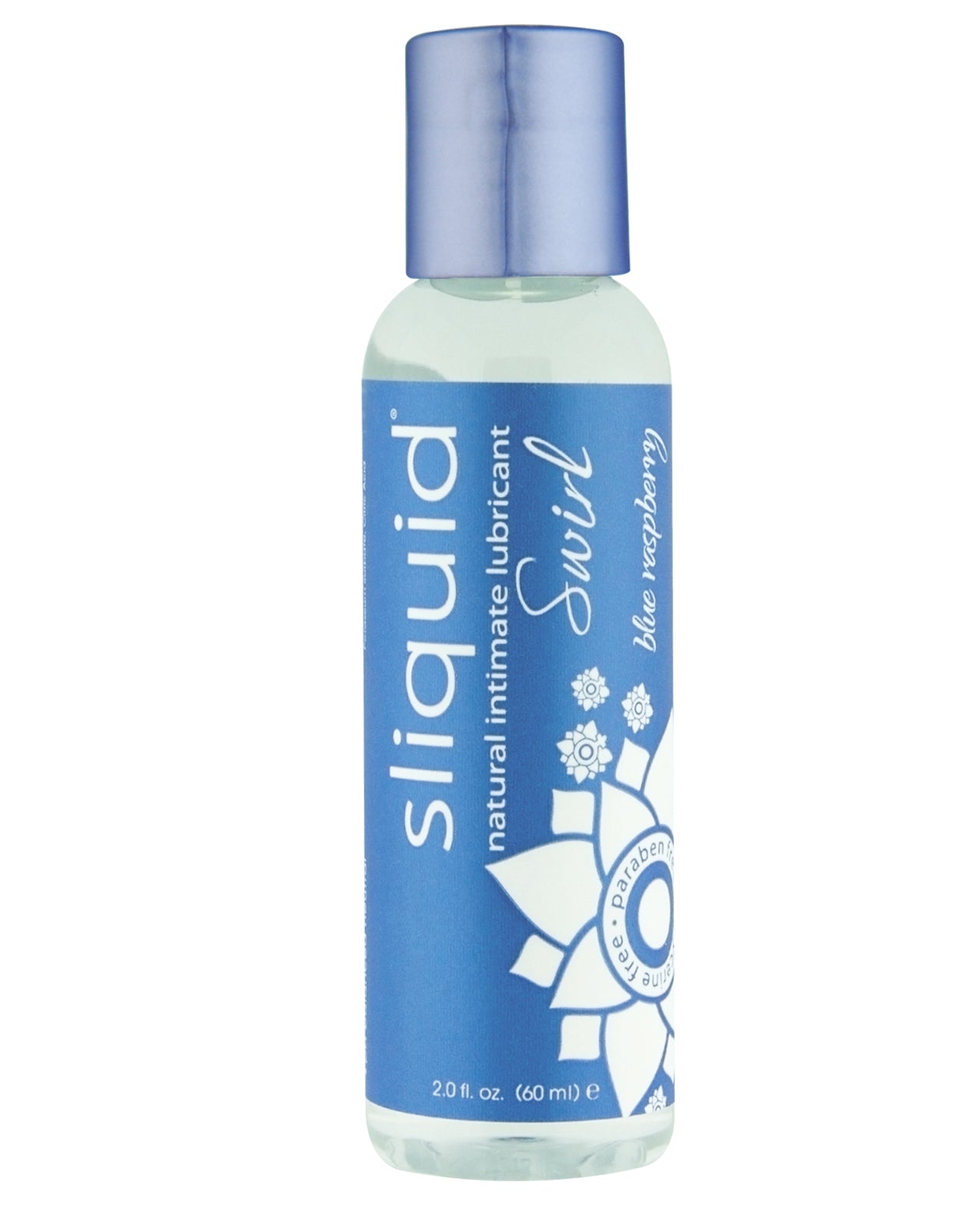 Sliquid Naturals Swirl Lubricant - 2 oz Blue Raspberry