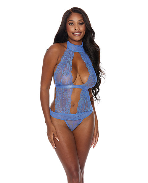 Periwinkle Lace Teddy