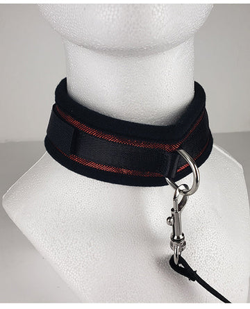 Spartacus Collar &amp; Leash - Neoprene Red