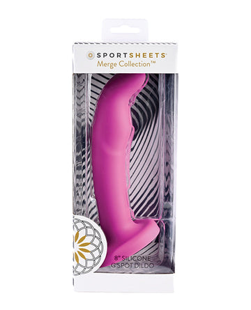 Sportsheets Tana 8&quot; Silicone G Spot Dildo - Pink
