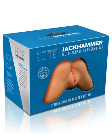 CyberSkin Elite Jackhammer Pussy &amp; Ass - Light