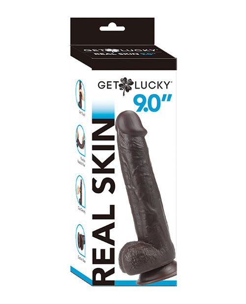 Get Lucky 9.0&quot; Real Skin Series - Dark Brown