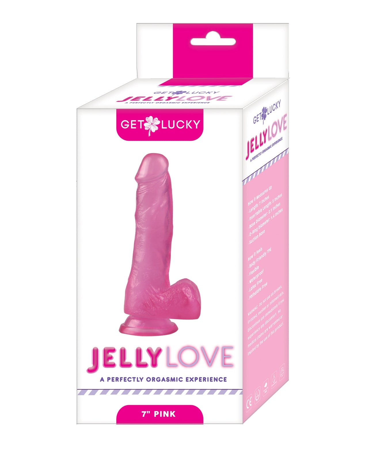 Get Lucky 7&quot; Jelly Series Jelly Love - Pink