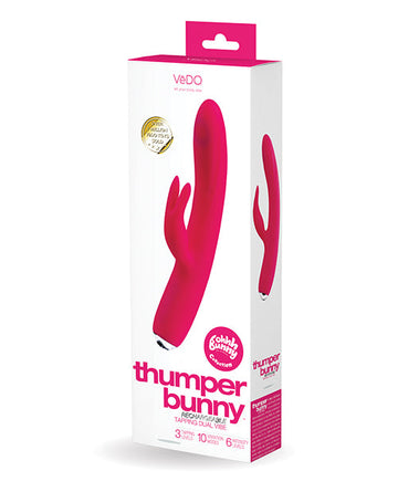 VeDO Thumper Bunny Rechargeable Dual Vibe - Pretty in Pink