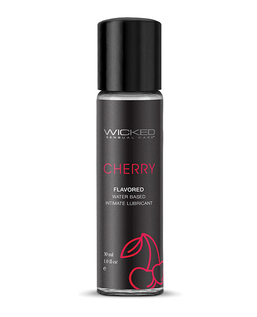 Wicked Sensual Care Aqua Water Based Lubricant - 1 oz Cherry