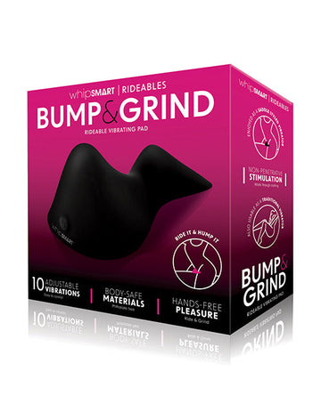 Whipsmart Rideables Bump &amp; Grind Vibrating Pad - Black