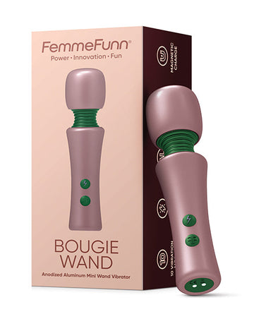 Femme Funn Flexible Head Bougie Mini  Wand - Rose Gold