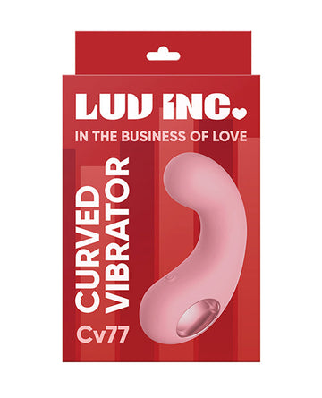 Luv Inc. Curved Vibrator - Light Pink