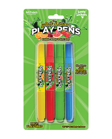 Sweet &amp; Sour Flavored Play Pens- Pack of 4