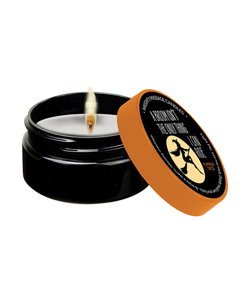 Kama Sutra Mini Massage Halloween Candle - 1.7 oz Broom