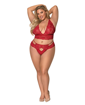 Sugar &amp; Spice Bra &amp; Panty Red QN