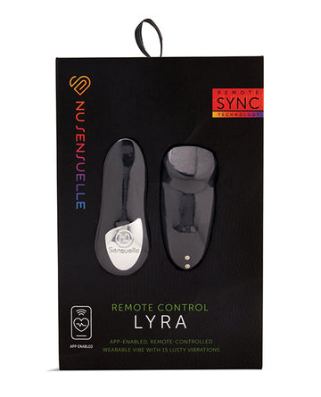 Nu Sensuelle Lyra Remote &amp; App Enabled Panty Vibe - Black