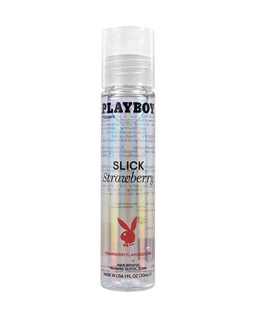 Playboy Pleasure Slick Lubricant -  1 oz Strawberry