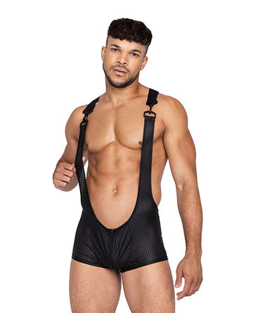 Master Singlet w/Hook &amp; Ring Closure &amp; Contoured Zipper Pouch Black MD