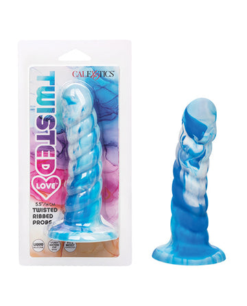 Twisted Love Twisted Ribbed Probe - Blue